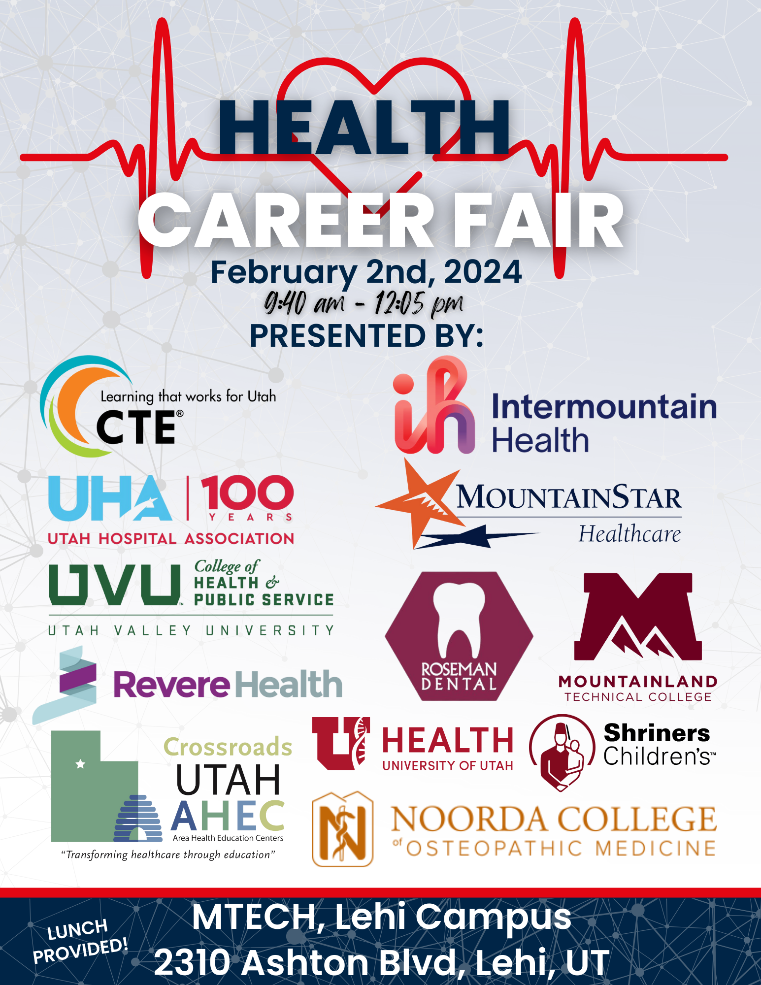 Health Career Fair Flyer